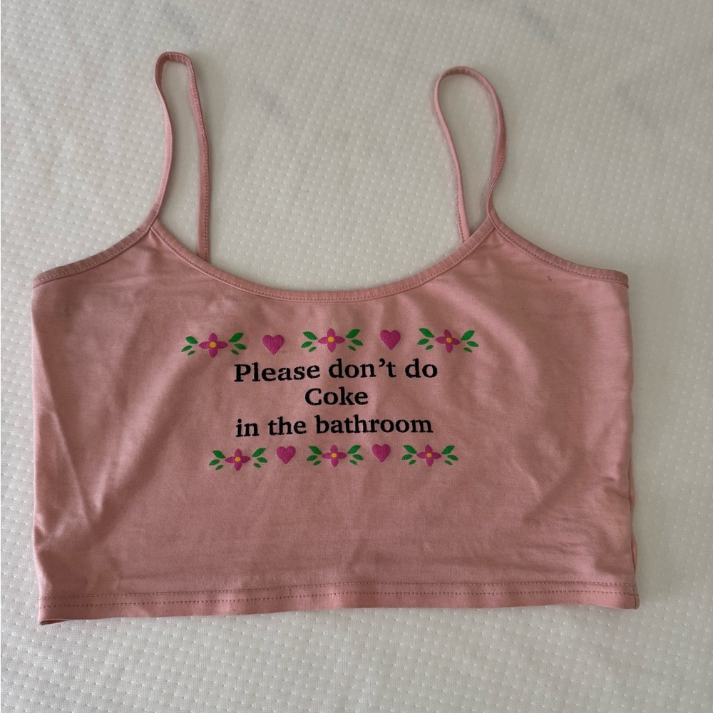 Please Don’t Do Coke in the Bathroom tank